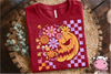 Floral Pumpkin DTF or Sublimation Transfer
