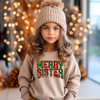 Merry Sister Faux Sequin Sublimation or DTF Transfer