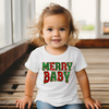 Merry Baby Faux Sequin Sublimation or DTF Transfer