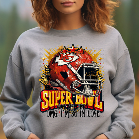 OMG SB Kansas Chiefs Sublimation or DTF Transfer