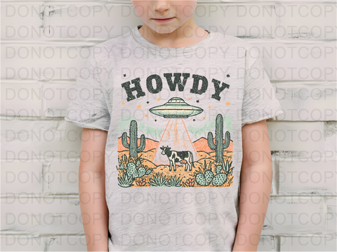 Howdy DTF or Sublimation Transfer