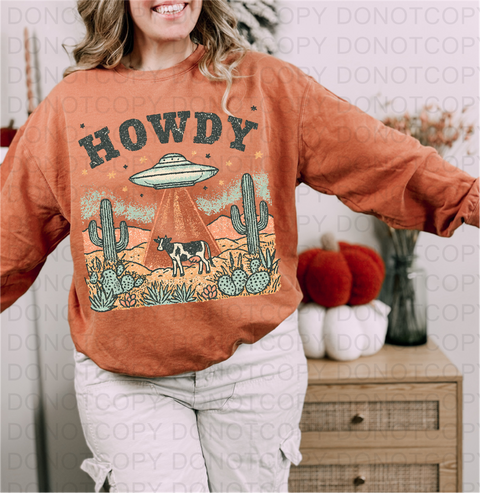 Howdy DTF or Sublimation Transfer