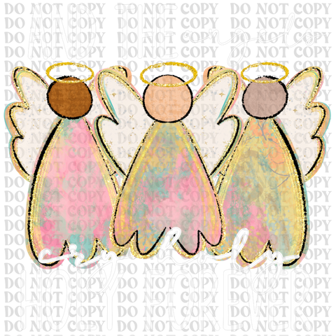 Angels Cry Holy DTF or Sublimation Transfer
