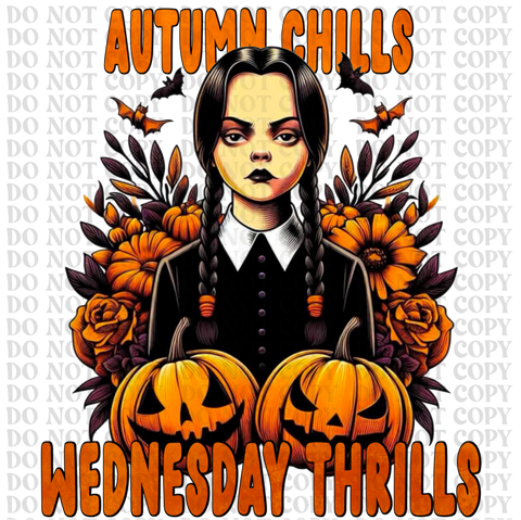 Autumn Chills DTF or Sublimation Transfer