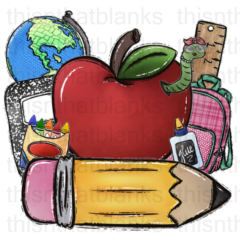 Back To School Sublimation Or DTF Transfer
