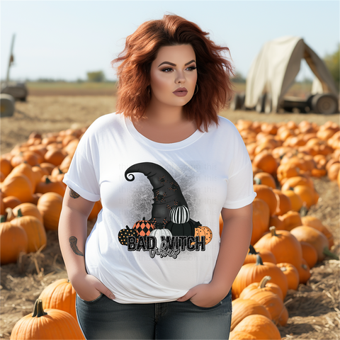 Bad Witch Vibes Sublimation or DTF Transfer