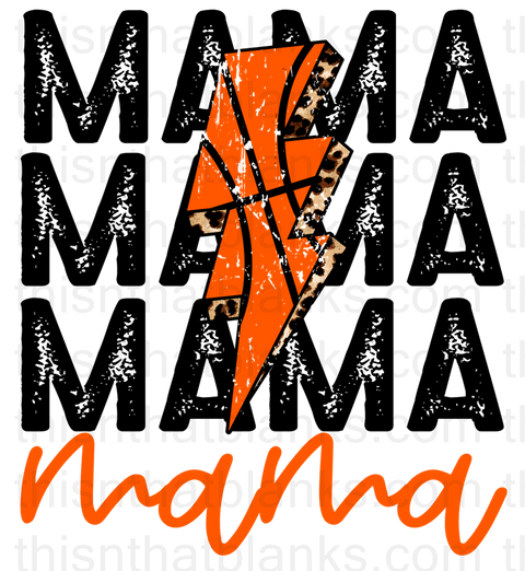 Basketball Mama Sublimation or DTF Transfer