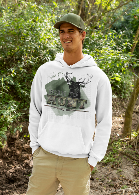 Born To Hunt Sublimation or DTF Transfer
