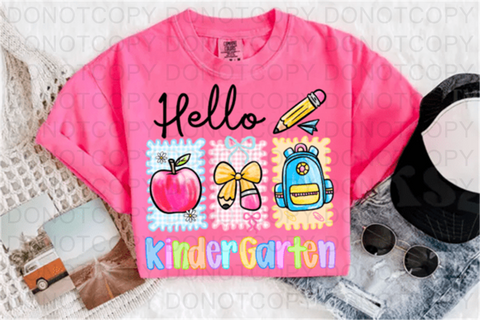 Back To School DTF or Sublimation Transfer