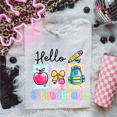 Back To School DTF or Sublimation Transfer