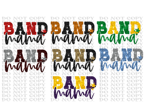 Band Mama Bundle DTF or Sublimation Transfer