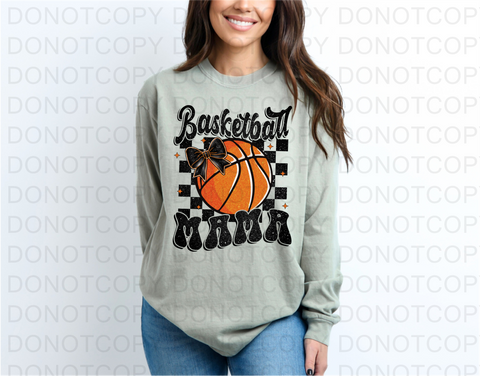 Basketball Mom DTF or Sublimation Transfer