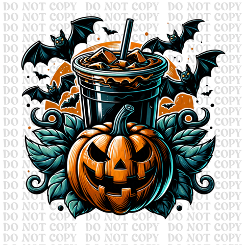 Batty Coffee DTF or Sublimation Transfer