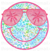 Beach Smiley Sublimation Or DTF Transfer