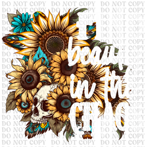 Beauty In The Chaos DTF or Sublimation Transfer
