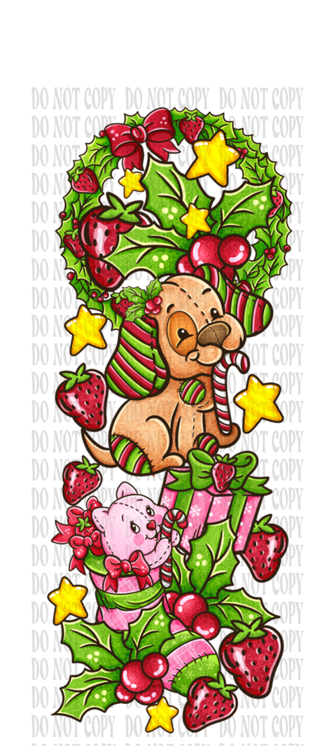 Berry Sweet Christmas DTF or Sublimation Transfer