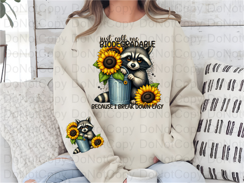 Biodegradable DTF or Sublimation Transfer