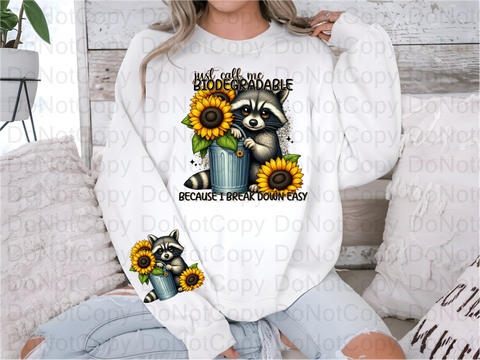 Biodegradable DTF or Sublimation Transfer