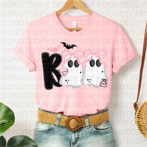 Boo Ghosties DTF or Sublimation Transfer