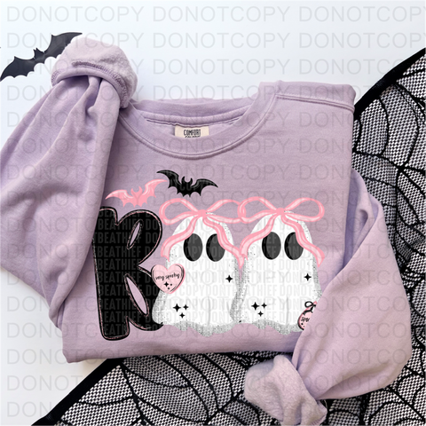 Boo Ghosties DTF or Sublimation Transfer