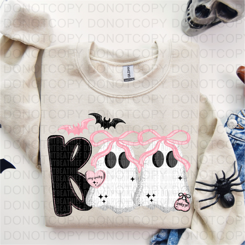 Boo Ghosties DTF or Sublimation Transfer