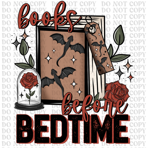 Books Before Bed DTF or Sublimation Transfer