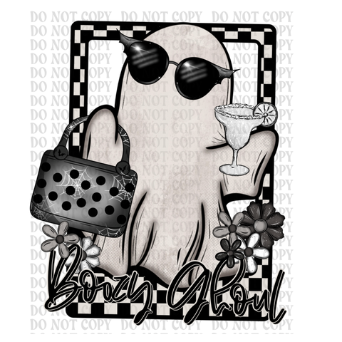 Boozy Ghoul DTF or Sublimation Transfer