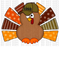 Kids Turkey DTF or Sublimation Transfer