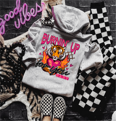 Burnin Up DTF or Sublimation Transfer