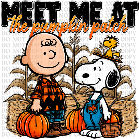 CB Pumpkin Patch DTF or Sublimation Transfer