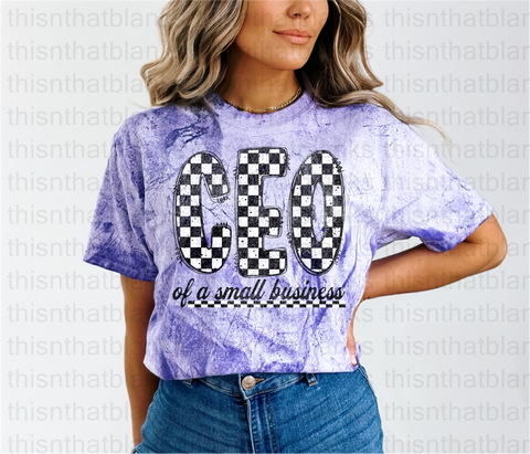 CEO of a Small Business DTF or Sublimation Transfer