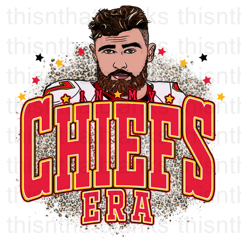 In My Chiefs Era- Kelce Sublimation or DTF Transfer