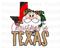 Christmas In Texas Sublimation or DTF Transfer