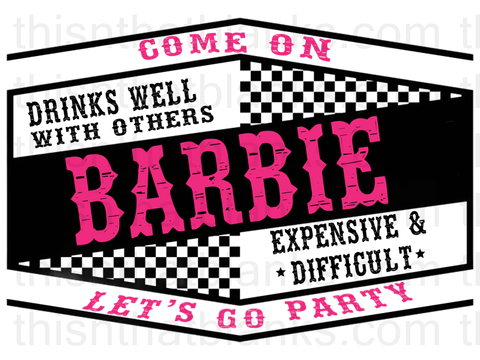 Come On Let's Go Party Sublimation or DTF Transfer