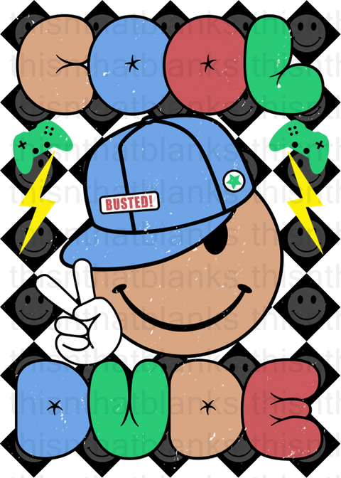 Cool Dude Sublimation Or DTF Transfer