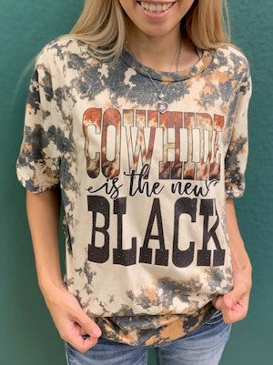 Cowhide Is The New Black Sublimation Or DTF Transfer