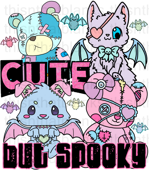 Cute But Spooky Sublimation or DTF Transfer