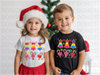 Neon Christmas Candy DTF or Sublimation Transfer