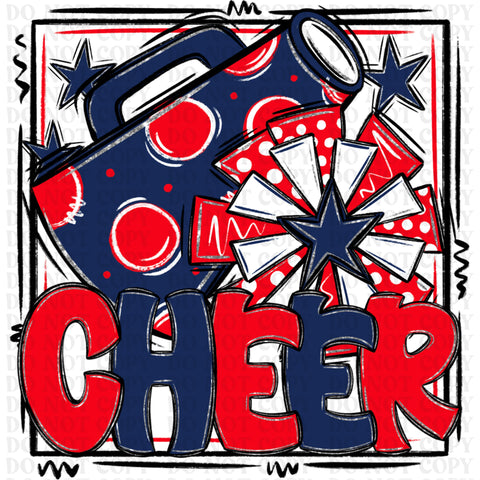 Cheer Collection DTF or Sublimation Transfer