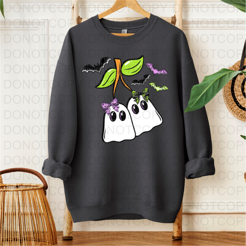 Cherry Ghosties DTF or Sublimation Transfer