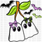 Cherry Ghosties DTF or Sublimation Transfer