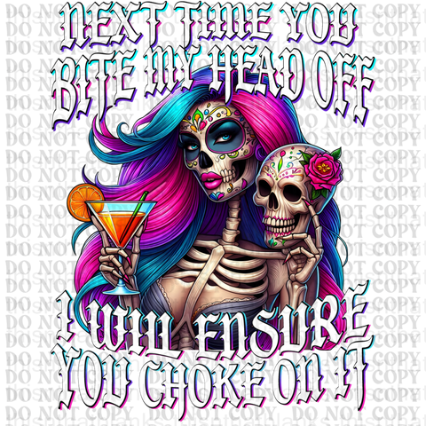 Choke On It DTF or Sublimation Transfer
