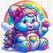 Christmas Care Bear Bundle DTF or Sublimation Transfer