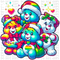 Christmas Care Bear Bundle DTF or Sublimation Transfer