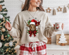 Christmas Cow DTF or Sublimation Transfer