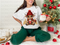 Christmas Cow DTF or Sublimation Transfer