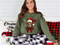Christmas Cow DTF or Sublimation Transfer