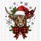 Christmas Cow DTF or Sublimation Transfer