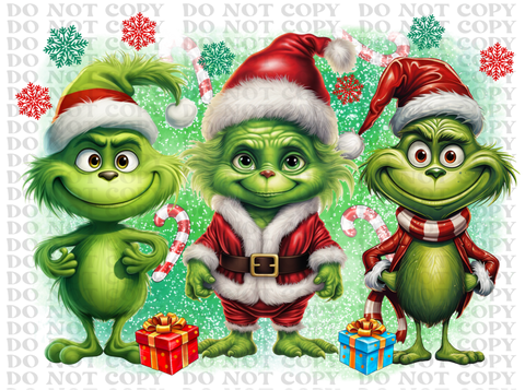Christmas  GMan Gnome DTF or Sublimation Transfer
