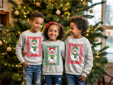 Christmas Goose DTF or Sublimation Transfer